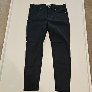 Madewell Black 9" Mid-Rise Skinny Jeans Size 30